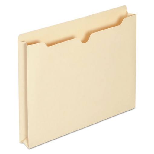 Picture of Economical Manila File Jackets, Straight Tab, Letter Size, Manila, 50/box