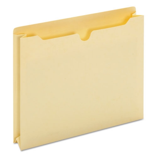 Picture of Economical Manila File Jackets, Straight Tab, Letter Size, Manila, 50/box