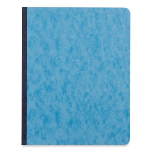 Picture of Pressboard Report Cover, Two-Piece Prong Fastener, 3" Capacity, 8.5 X 11, Light Blue/light Blue