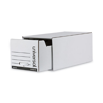 Picture of Economy Storage Drawer Files, Letter Files, White, 6/carton
