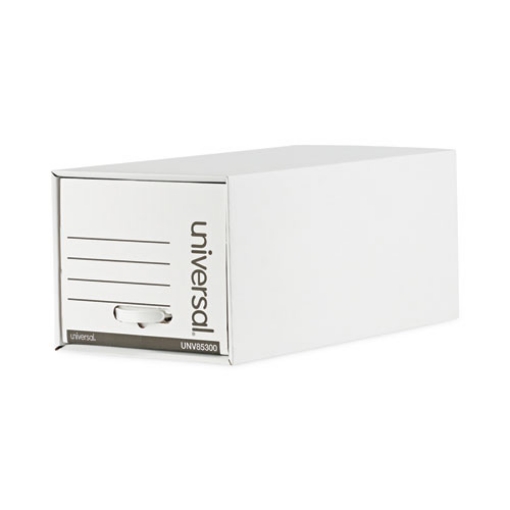 Picture of Heavy-Duty Storage Drawers, Letter Files, 14" X 25.5" X 11.5", White, 6/carton