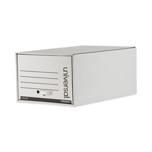 Picture of Heavy-Duty Storage Drawers, Legal Files, 17.25" X 25.5" X 11.5", White, 6/carton