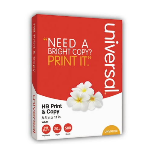 Picture of Multipurpose Paper, 96 Bright, 20 lb Bond Weight, 8.5 x 11, White, 500 Sheets/Ream