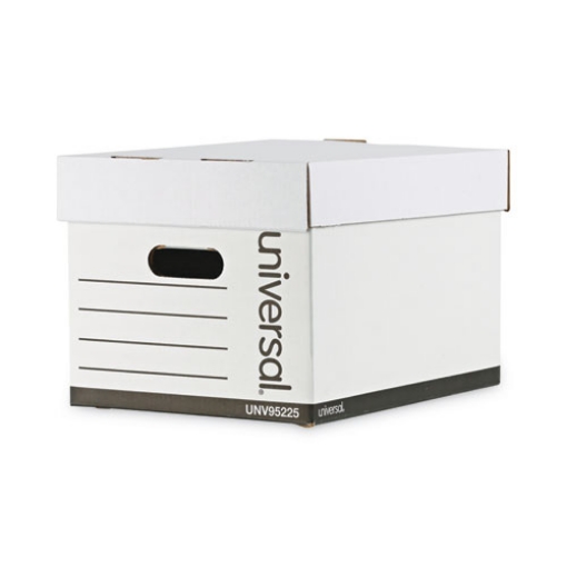 Picture of Professional-Grade Heavy-Duty Storage Boxes, Letter/legal Files, White, 12/carton