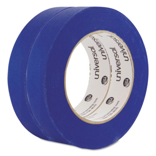 Picture of Premium Blue Masking Tape With Uv Resistance, 3" Core, 24 Mm X 54.8 M, Blue, 2/pack