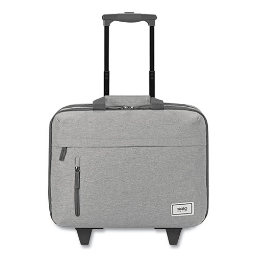 Picture of Re:Start Underseat Rolling Case, 15.6", 16 x 6 x 14, Light Gray