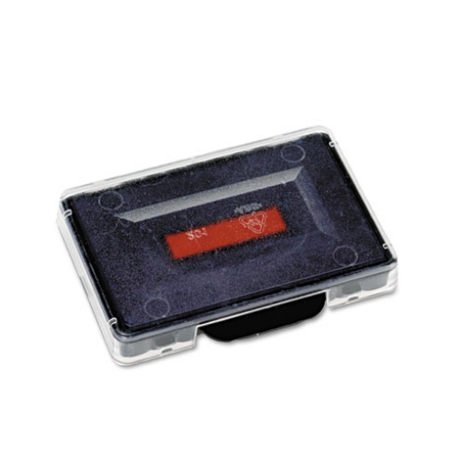 Picture of T5460 Professional Replacement Ink Pad for Trodat Custom Self-Inking Stamps, 1.38" x 2.38", Blue/Red