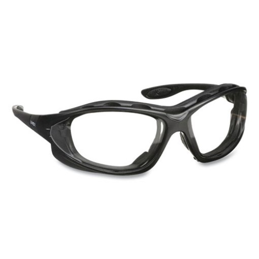 Picture of Seismic Sealed Eyewear, Black Polycarbonate Frame, Clear Polycarbonate Lens