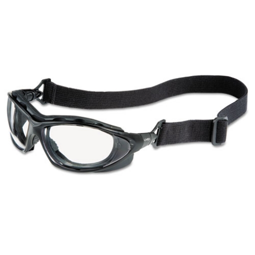 Picture of Seismic Sealed Eyewear, Clear Uvextra Af Lens, Black Frame