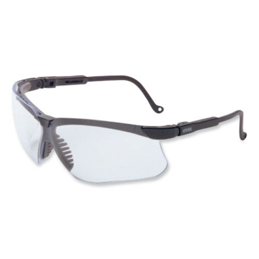 Picture of Genesis Safety Eyewear, Black Nylon Frame, Clear Polycarbonate Lens