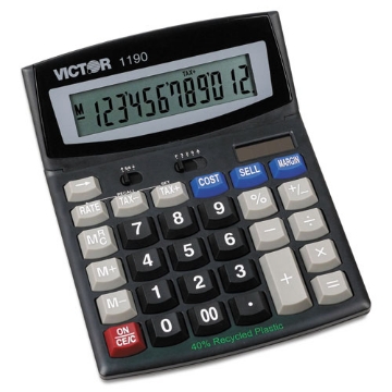 Picture of 1190 Executive Desktop Calculator, 12-Digit Lcd