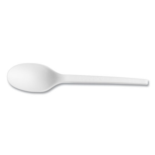 Picture of White CPLA Cutlery, Spoon, 1,000/Carton