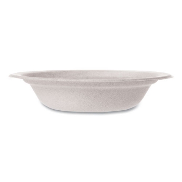 Picture of Nourish Molded Fiber Tableware, Bowl, 12 oz, White, 1,000/Carton