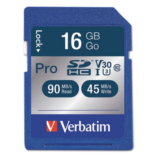 Picture of 16gb Pro 600x Sdhc Memory Card, Uhs-I V30 U3 Class 10