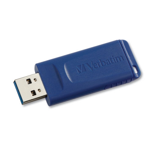 Picture of Classic Usb 2.0 Flash Drive, 8 Gb, Blue, 5/pack