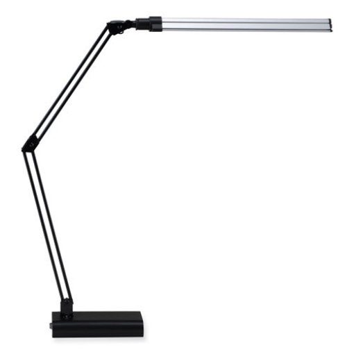 Picture of LED Ultra Slim Lamp with Swing Arm, 21.5" High, Black/Silver, Ships in 4-6 Business Days