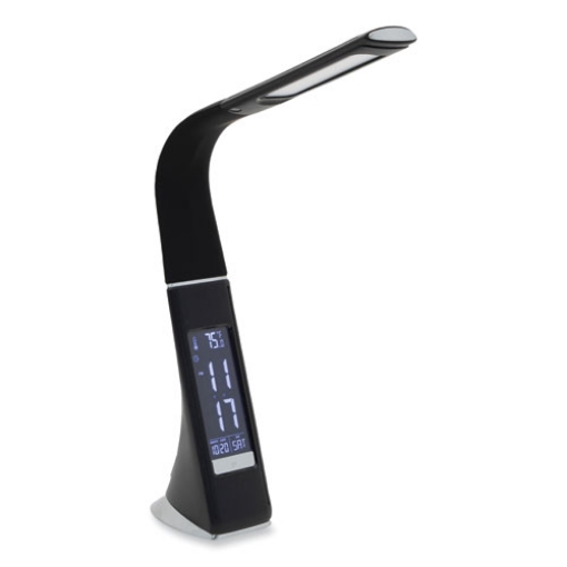 Picture of LRD Task Lamp with Digital Display, Gooseneck, 16" High, Black, Ships in 4-6 Business Days