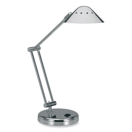 Picture of Halogen Lamp with 3-Point Adjustable Arm, 15" High, Brushed Nickel, Ships in 4-6 Business Days