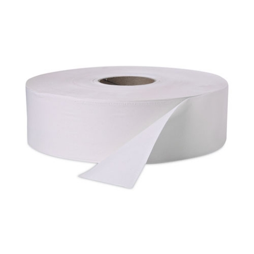 Picture of JUMBO ROLL BATH TISSUE, SEPTIC SAFE, 2 PLY, WHITE, 3.4" X 1,000 FT, 12 ROLLS/CARTON