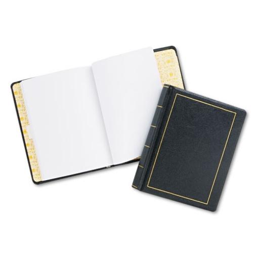 Picture of Looseleaf Corporation Minute Book, 1-Subject, Unruled, Black/Gold Cover, (250) 11 x 8.5 Sheets