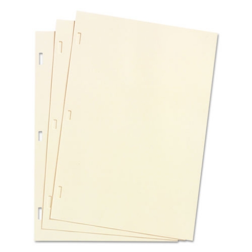 Picture of Looseleaf Minute Book Ledger Sheets, 14 X 8.5, Ivory, Loose Sheet 100/box