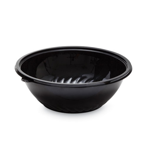 Picture of Caterline Pack N' Serve Plastic Bowl, 320 Oz, 16" Diameter X 5.5"h, Black, 25/carton