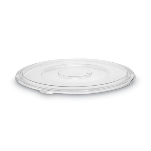 Picture of Caterline Pack N' Serve Plastic Lids, Flat Lid, 16" Diameter, Clear, 50/carton