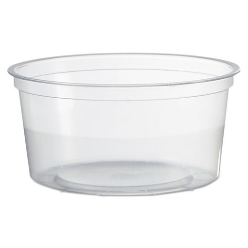 Picture of Deli Containers, 12 oz, Clear, Plastic, 500/Carton