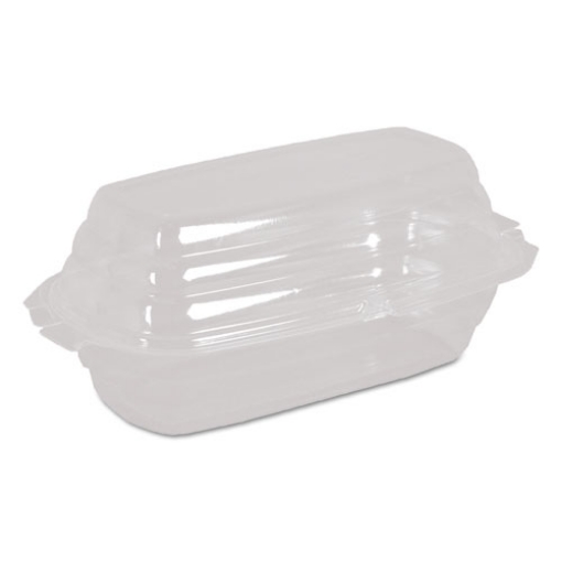 Picture of Comet Dessertware Containers/Lids, Banana Split, 4 x 8 x 3.12, Clear, Plastic, 500/Carton