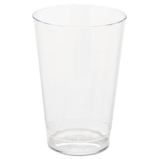 Picture of Classic Crystal Plastic Tumblers, 12 Oz, Clear, Fluted, Tall, 20 Pack, 12 Packs/carton