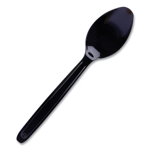 Picture of Cutlery For Cutlerease Dispensing System, Spoon 6", Black, 960/box