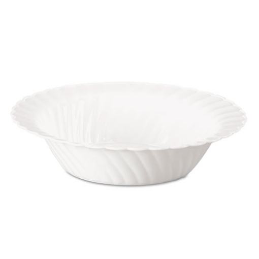 Picture of Classicware Plastic Bowls, 10 Oz, White, 10/pack, 18 Packs/carton