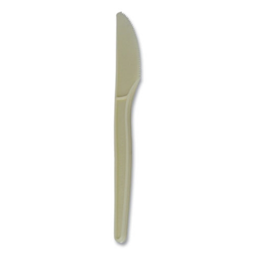 Picture of EcoSense Renewable Plant Starch Cutlery, Knife, 7", 50/Pack