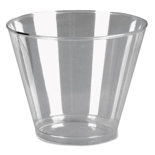 Picture of Comet Plastic Tumblers, 9 Oz, Clear, Squat, 500/carton