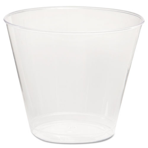 Picture of Comet Plastic Tumbler, 5 Oz, Clear, Squat, 50/pack, 20 Packs/carton