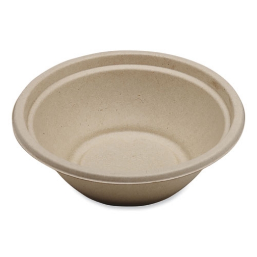 Picture of Fiber Bowls, 24 oz, 7.4 x 7.4 x 2.3, Natural, Paper, 500/Carton