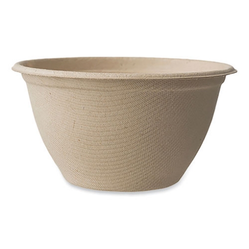 Picture of Fiber Bowls, 6 oz, 3.5 x 3.5 x 2, Natural, Paper, 1,000/Carton