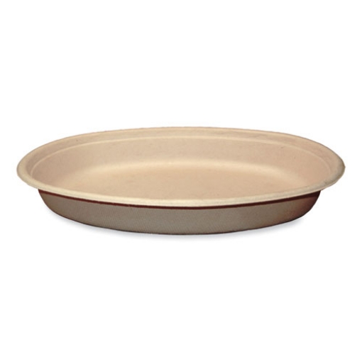 Picture of Fiber Bowls, Burrito Bowl, 32 oz, 9.7 x 5.3 x 1.6, Natural, Paper, 300/Carton