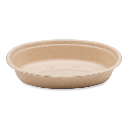 Picture of Fiber Bowls, Burrito Bowl, 24 oz, 8 x 5.3 x 1.6, Natural, Paper, 400/Carton