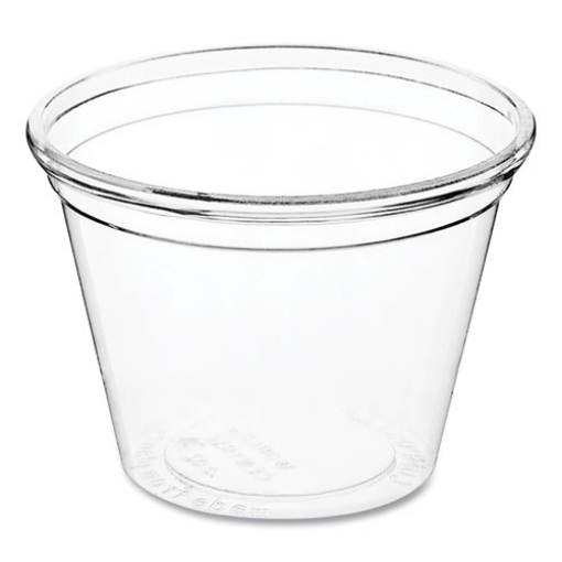 Picture of PLA Clear Cold Cups, 1 oz, Clear, 3,000/Carton