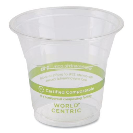 Picture of PLA Clear Cold Cups, 5 oz, Clear, 2,000/Carton