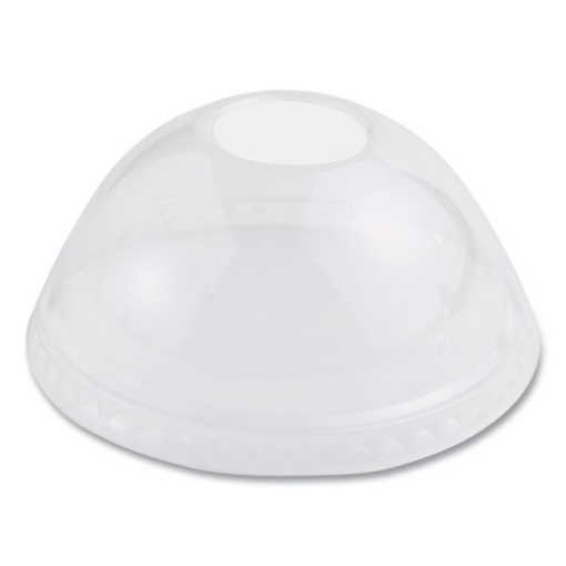 Picture of Pla Clear Cold Cup Lids, Dome Lid, Fits 9 Oz To 24 Oz Cups, 1,000/carton