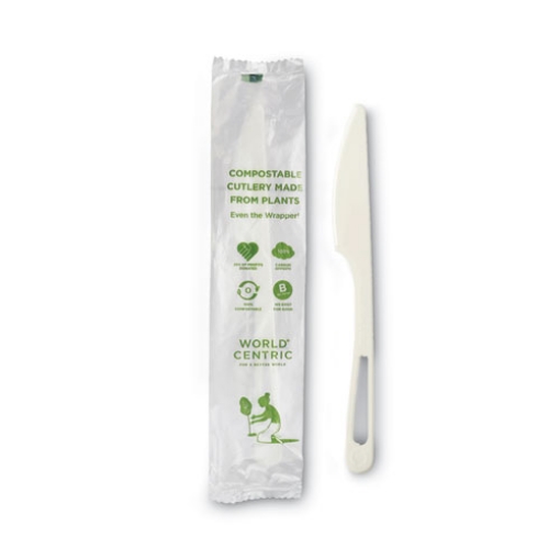 Picture of Tpla Compostable Cutlery, Knife, 6.7", White, 750/carton