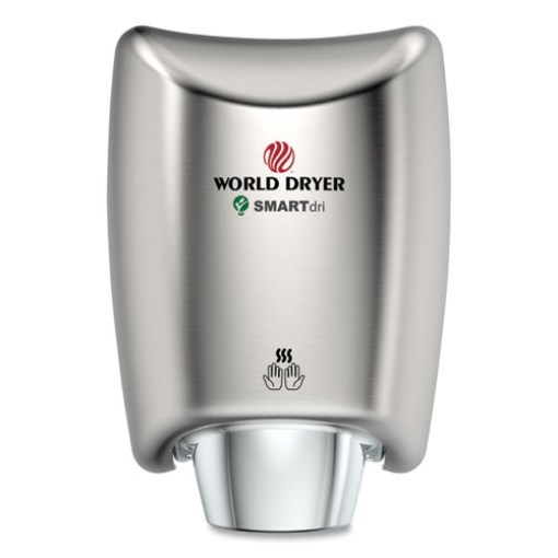 Picture of SMARTDRI HAND DRYER, 110-120 V, 9.33 X 7.67 X 12.5, BRUSHED STAINLESS STEEL