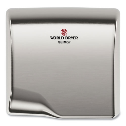 Picture of SLIMDRI HAND DRYER, 110-240 V, 13.87 X 13 X 7, BRUSHED STAINLESS STEEL