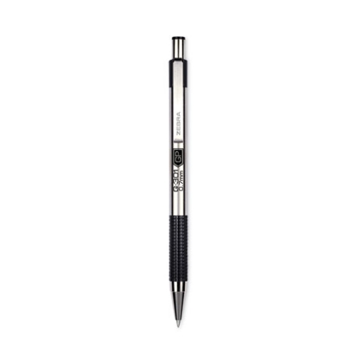 Picture of G-301 Gel Pen, Retractable, Medium 0.7 Mm, Black Ink, Stainless Steel/black Barrel