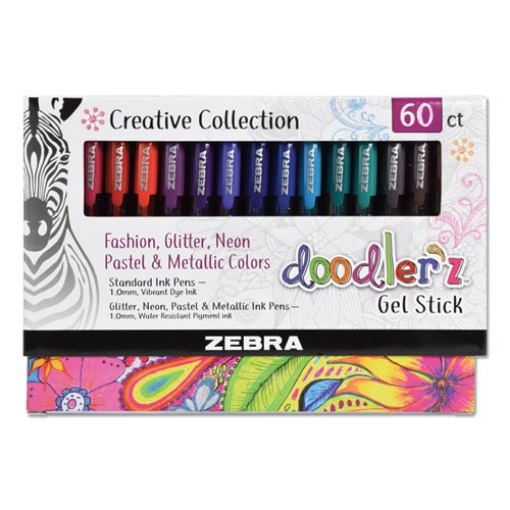 Picture of Doodler'z Gel Pen, Stick, Bold 1 Mm, Assorted Ink And Barrel Colors, 60/pack