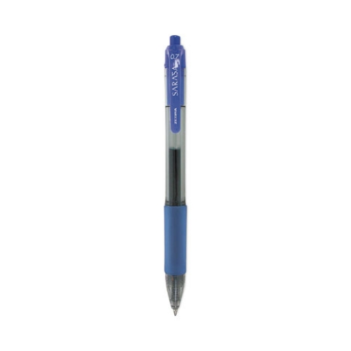 Picture of Sarasa Dry Gel X20 Gel Pen, Retractable, Medium 0.7 mm, Blue Ink, Clear/Blue Barrel, 36/Pack