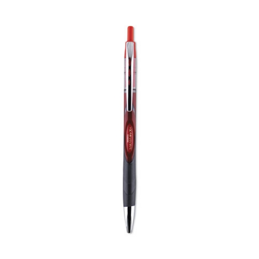 Picture of Sarasa Dry Gel X30 Gel Pen, Retractable, Medium 0.7 mm, Red Ink, Red/Black/Silver Barrel, 12/Pack