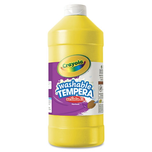 Picture of Artista Ii Washable Tempera Paint, Yellow, 32 Oz Bottle